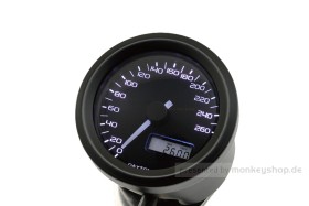 Daytona Velona 48 Tachometer 260 km/h schwarz