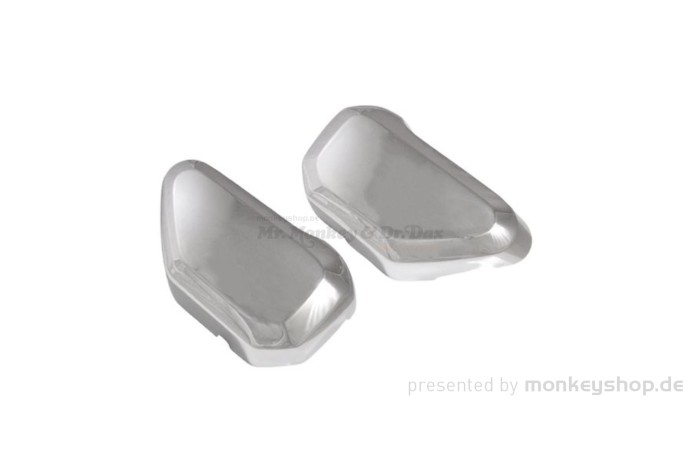 Luftfilter Gehäuse Cover Deckel Set chrom selbstklebend 2 Stk. f. Monkey 125