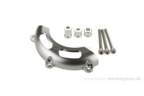 Schutz Abdeckung Aluminium CNC silber f. Zündungsdeckel Monkey 125 JB02 + MSX 125 JC61 JC75