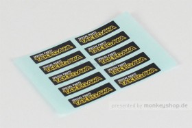 Takegawa Aufkleber Satz 10 Stk. eckig 8x28mm