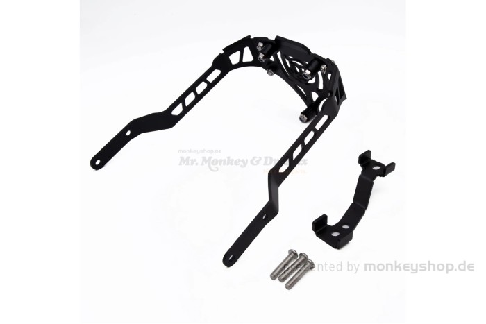 Schutzblech Tieferlegung Down Fender Kit Aluminium schwarz f. Monkey 125