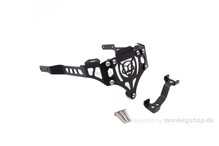 Schutzblech Tieferlegung Down Fender Kit Aluminium schwarz f. Monkey 125