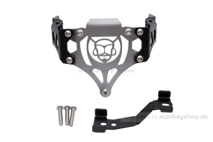 Schutzblech Tieferlegung Down Fender Kit Aluminium schwarz silber f. Monkey 125