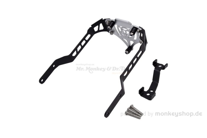 Schutzblech Tieferlegung Down Fender Kit Aluminium schwarz silber f. Monkey 125