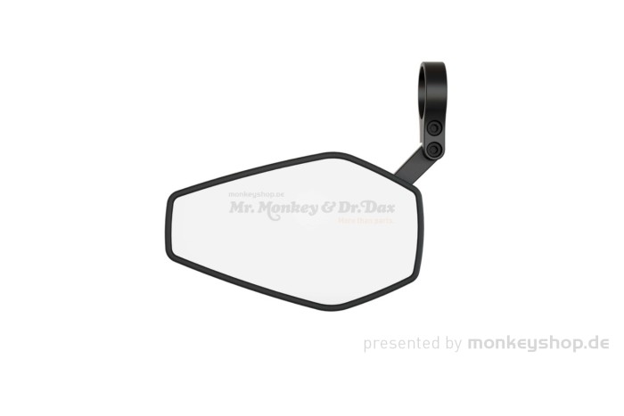 Shin Yo "BOOSTER 2" Lenkerenden Spiegel Set schwarz kurz f. MSX + Monkey 125