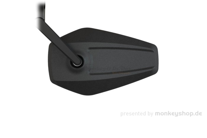 Shin Yo "BOOSTER 2" Lenkerenden Spiegel Set schwarz kurz f. MSX + Monkey 125