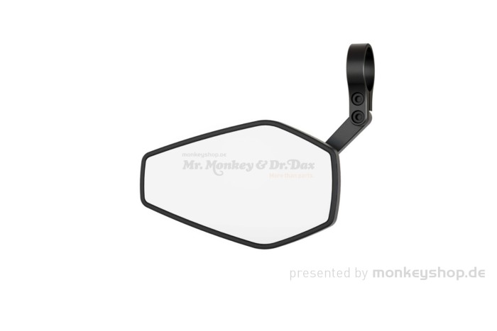 Shin Yo "BOOSTER 2" Lenkerenden Spiegel Set schwarz kurz f. MSX + Monkey 125