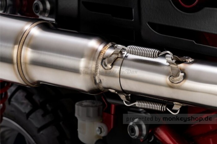 Vance & Hines Hi-Output Slip-On Auspuffanlage Edelstahl obenliegend f. Monkey 125 JB02 JB03