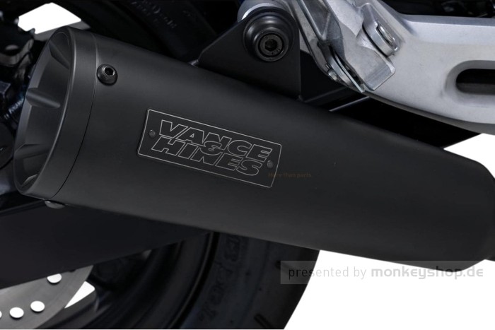 Vance & Hines Slip-On Auspuffanlage Edelstahl schwarz Keramikbeschichtet f. MSX 125 GROM JC92