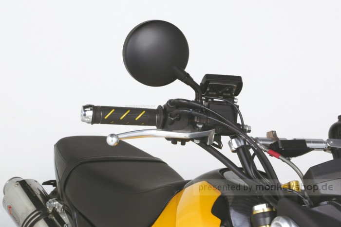 Kitaco Spiegel Z-II Mini schwarz rund M10 Rechtsgewinde