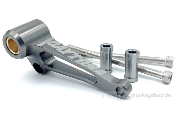 Daytona Verstärkung Schaltwelle Aluminium CNC titanfarben f. Daytona ANIMA 4V