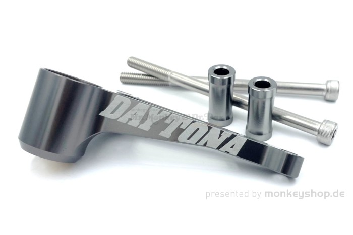 Daytona Verstärkung Schaltwelle Aluminium CNC titanfarben f. Daytona ANIMA 4V