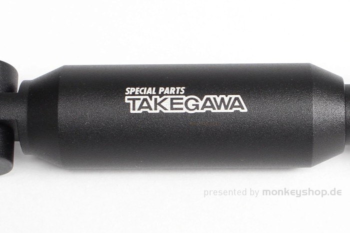 Takegawa Lenkerstrebe gestrahlt schwarz 159 - 242 mm ø22.2