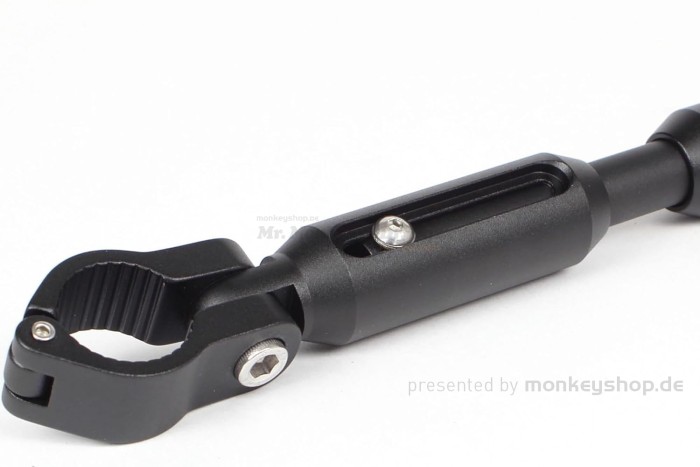 Takegawa Lenkerstrebe gestrahlt schwarz 159 - 242 mm ø22.2