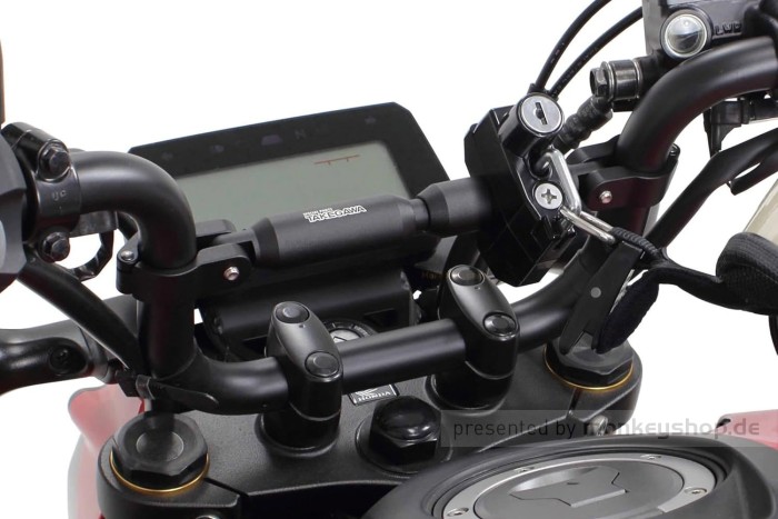 Takegawa Lenkerstrebe gestrahlt schwarz 159 - 242 mm ø22.2