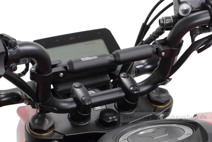 Takegawa Lenkerstrebe gestrahlt schwarz 159 - 242 mm ø22.2