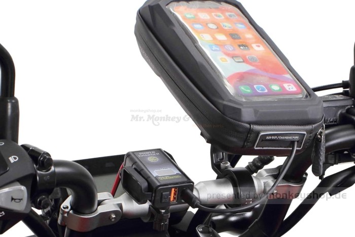 Takegawa Lenkerstrebe gestrahlt silber 159 - 242 mm ø22.2