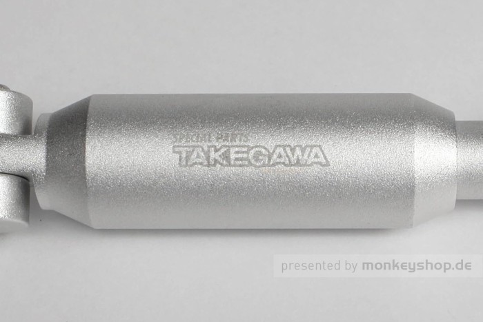 Takegawa Lenkerstrebe gestrahlt silber 159 - 242 mm ø22.2