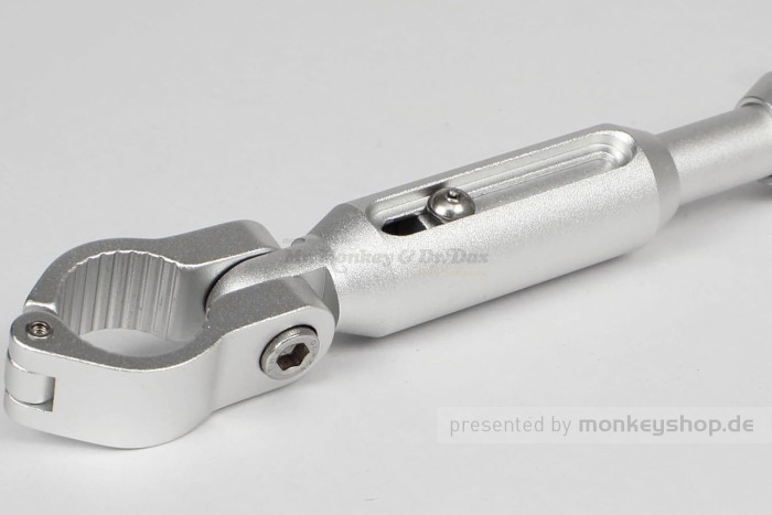 Takegawa Lenkerstrebe gestrahlt silber 159 - 242 mm ø22.2