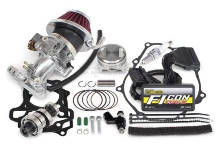 Takegawa Hyper Tuning Kit 125cc mit FI-Con Type-X + N-10 Nockenwelle + gr. Drosselklappe f. Dax 125 JB04 JB06