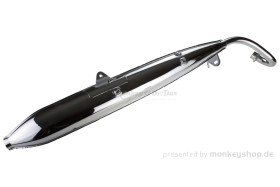 Auspuffanlage chrom obenliegend f. SS50