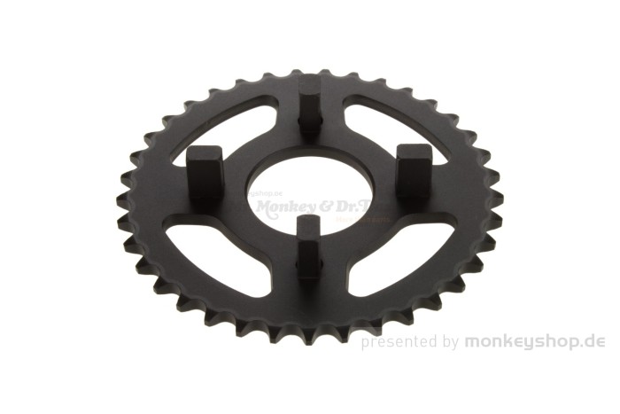 Kettenrad 37T schwarz Dax CY ZB XL SS 50 CUB Chaly hinten
