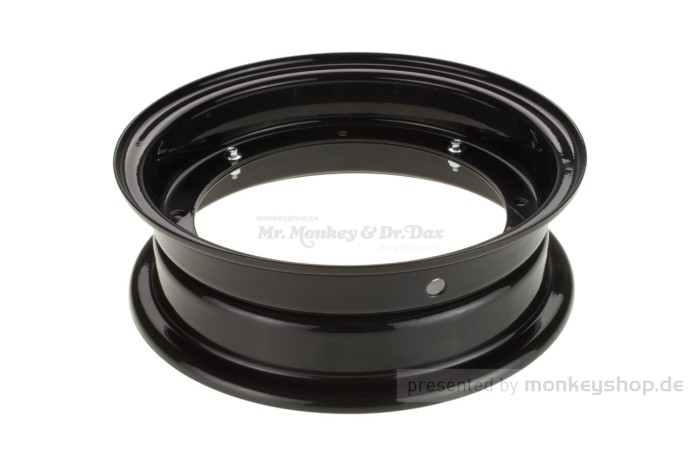 3.00x10 Felge Stahl schwarz 2-teilig f. Dax 50 70