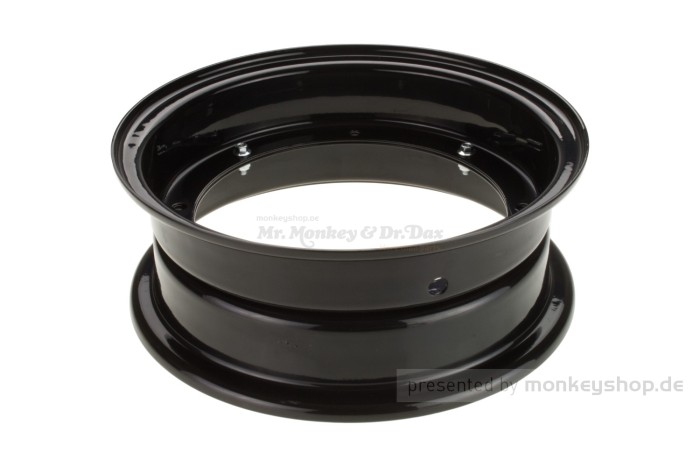 3.50x10 Felge Stahl schwarz 2-teilig f. Dax 50 70