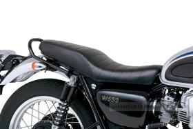 Daytona Sitzbank Typ Cozy Seat Low Double Roll schwarz f. Kawasaki W650 W800