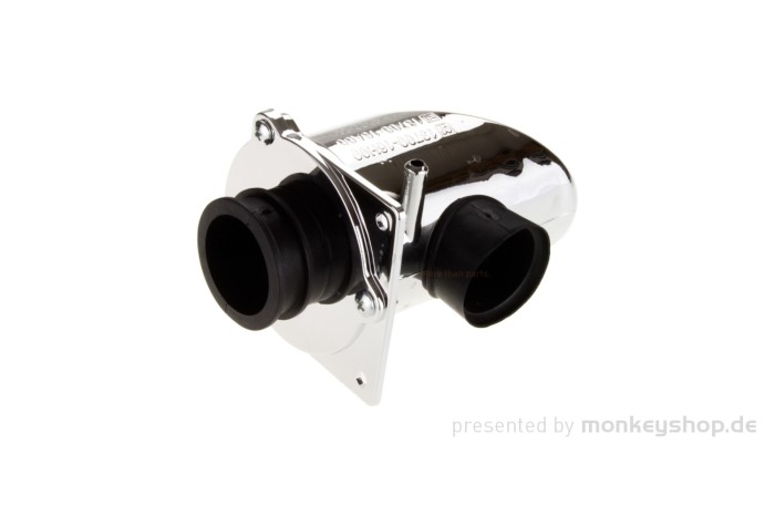 Luftfilter 38mm chrom mit E-Prüfzeichen f. Skyteam 125cc