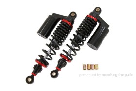 Stoßdämpfer Paar 330 mm schwarz rot