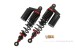 Stoßdämpfer Paar 330 mm schwarz rot