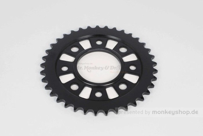 Takegawa Kettenrad 37T hinten schwarz f. MSX 125 + Monkey 125 + Dax 125