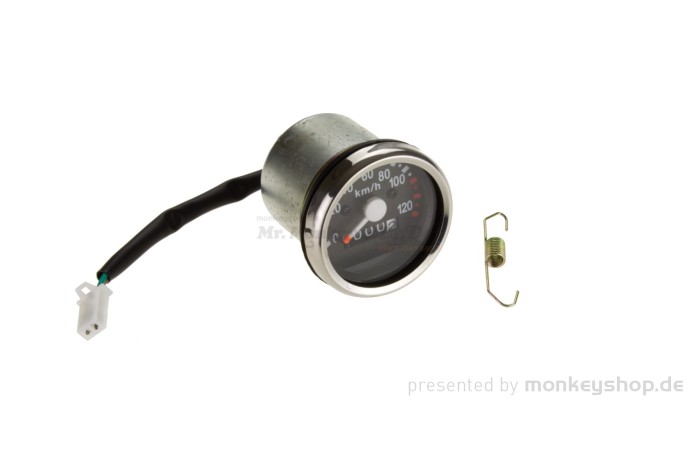 Tacho 120km/h schwarz f. Monkey 50
