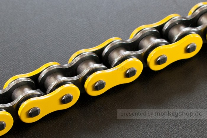 Antriebskette 420 Solid Bushing 106Gl gelb
