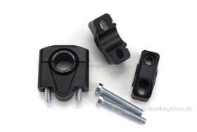 Raximo Lenkererhöhung Riser 30mm schwarz Aluminium CNC mit ABE f. 22,2mm Lenkeraufnahmen