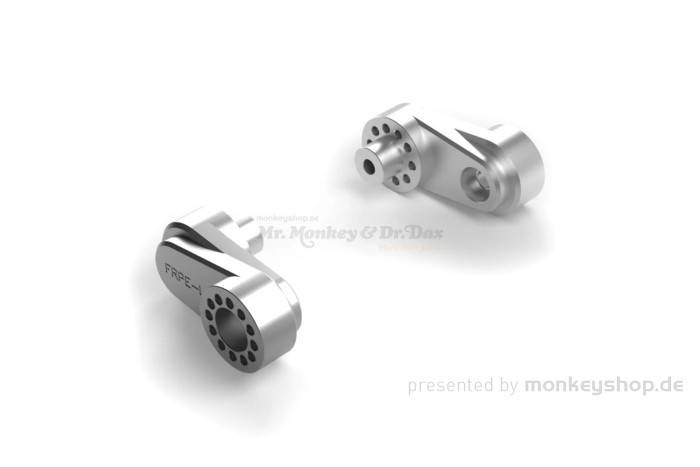 Raximo Fussrasten Ausleger Verlängerung silber für FRS2 Fußrasten