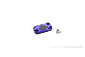Cover Deckel Bremspumpe CNC Alu blau eloxiert f. Monkey 125 + MSX