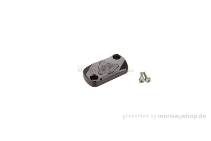 Cover Deckel Bremspumpe CNC Alu schwarz eloxiert f. Monkey 125 + MSX