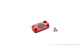 Cover Deckel Bremspumpe CNC Alu rot eloxiert f. Monkey 125 + MSX