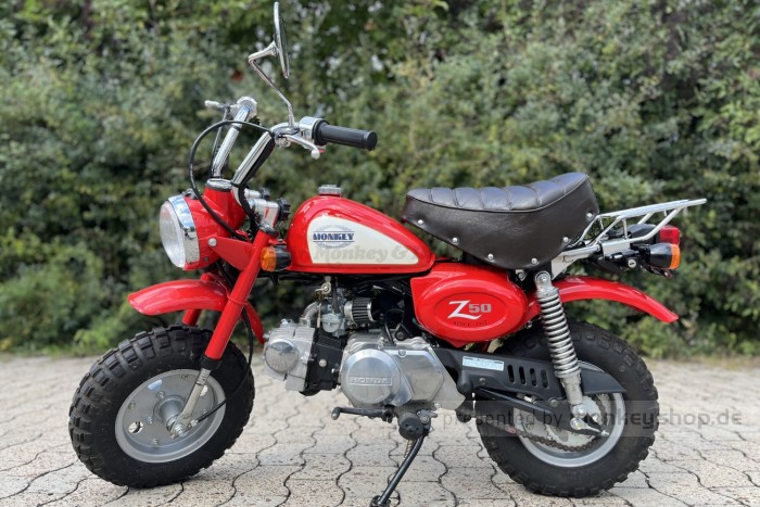 Honda Monkey 12 Volt Z50 rot 4-Gang 108cc LEGAL Motorradzulassung