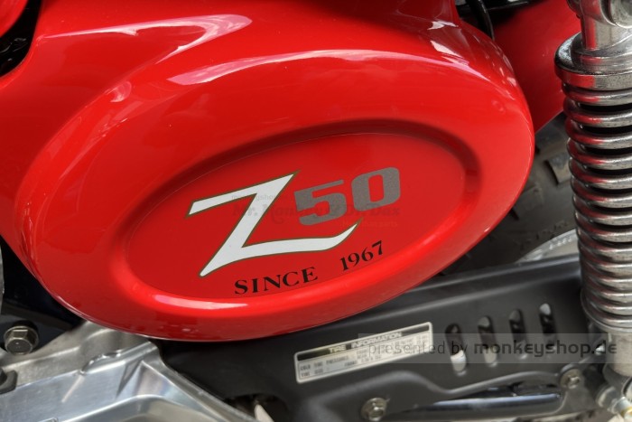 Honda Monkey 12 Volt Z50 rot 4-Gang 108cc LEGAL Motorradzulassung