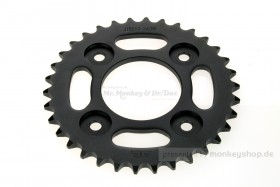 Kettenrad 37T hinten schwarz f. MSX JC61 JC75 + Monkey 125 JB02 + Dax 125