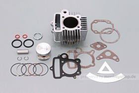 Daytona Big Bore Zylinder Kit 85 cc 12 Volt mit 49cc Aufschrift f. Monkey Z50 12V + Gorilla 12V + Dax 12V
