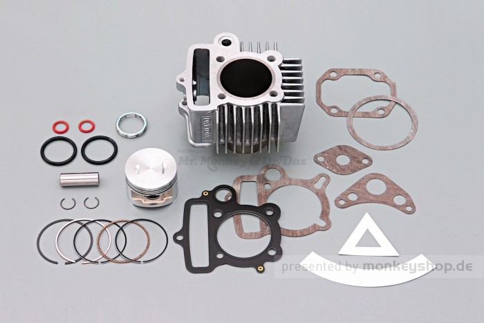 Daytona Big Bore Zylinder Kit 85 cc 12 Volt mit 49cc Aufschrift f. Monkey Z50 12V + Gorilla 12V + Dax 12V