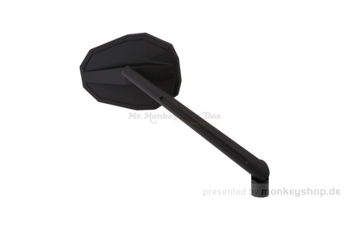 Shin Yo Straight-XL Spiegel Aluminium M10 schwarz