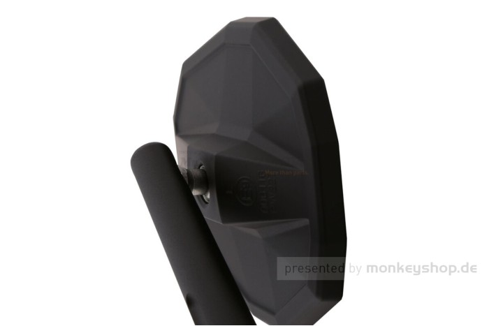 Shin Yo Straight-XL Spiegel Aluminium M10 schwarz