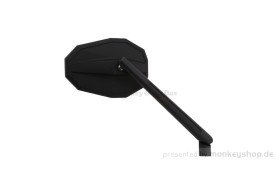 Shin Yo Straight-XL Spiegel Aluminium M10 schwarz