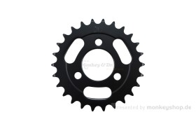 Kitaco Kettenrad 26T hinten schwarz f. Monkey 50 + Gorilla
