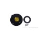 Tankdeckel Aluminium schwarz gold eloxiert f. Monkey 125
